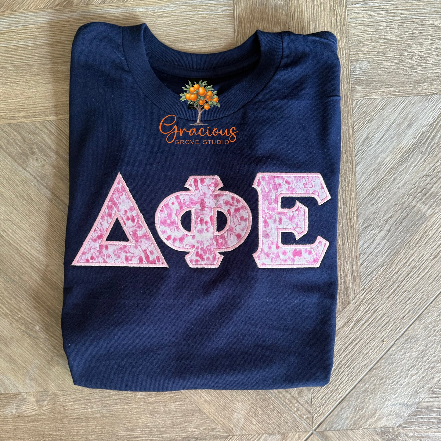 Greek Letter T-Shirt, Navy