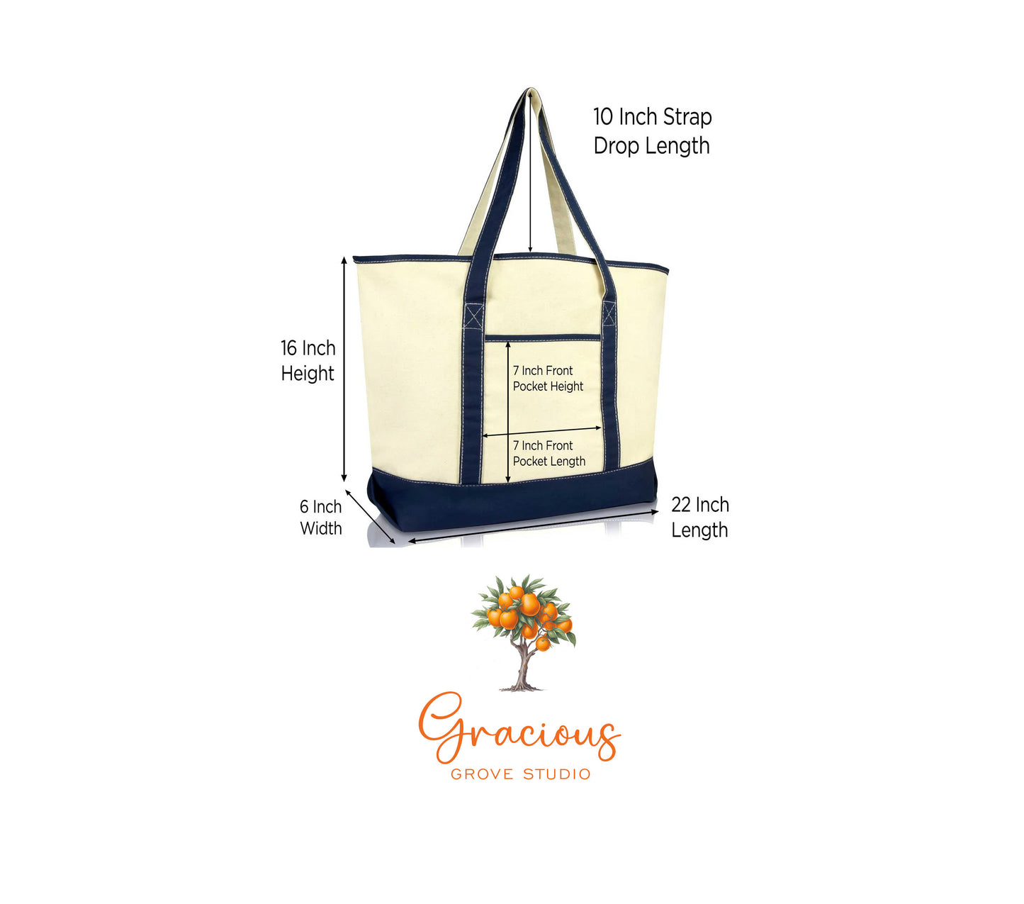 Boat Tote Bag, Light Pink