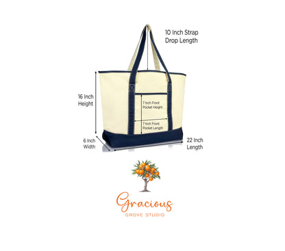 Boat Tote Bag, Light Pink