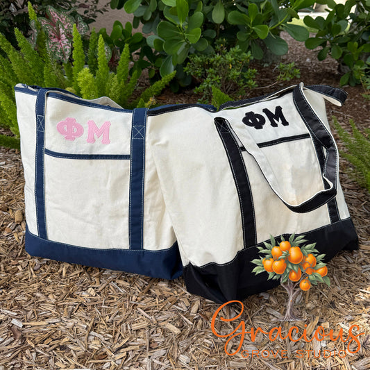 Boat Tote Bag, Black